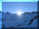 Sonnenuntergang am Gletscher (42653 Byte)
