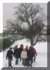 Vorbei an der Christbaumplantage
