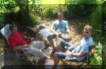 Ein Bierchen im Bach