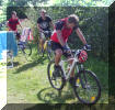 Die Mountainbiker starten
